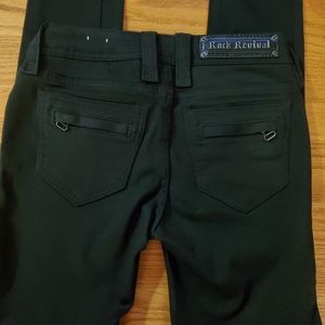 Black Rock revival moto skinny jeans